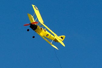 Jamie's radio controled Tiger Moth