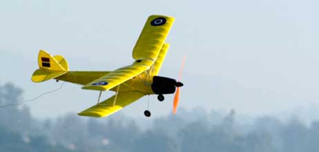 Jamie's radio controled Tiger Moth